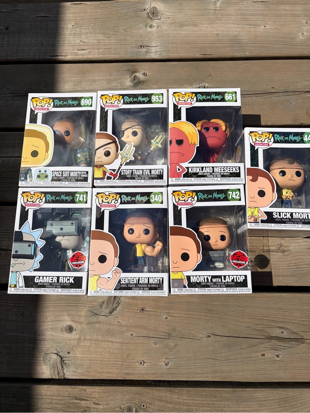 Rick and Morty Funko Pop Lot #690 #953 #661 #440 #742 #340 #741